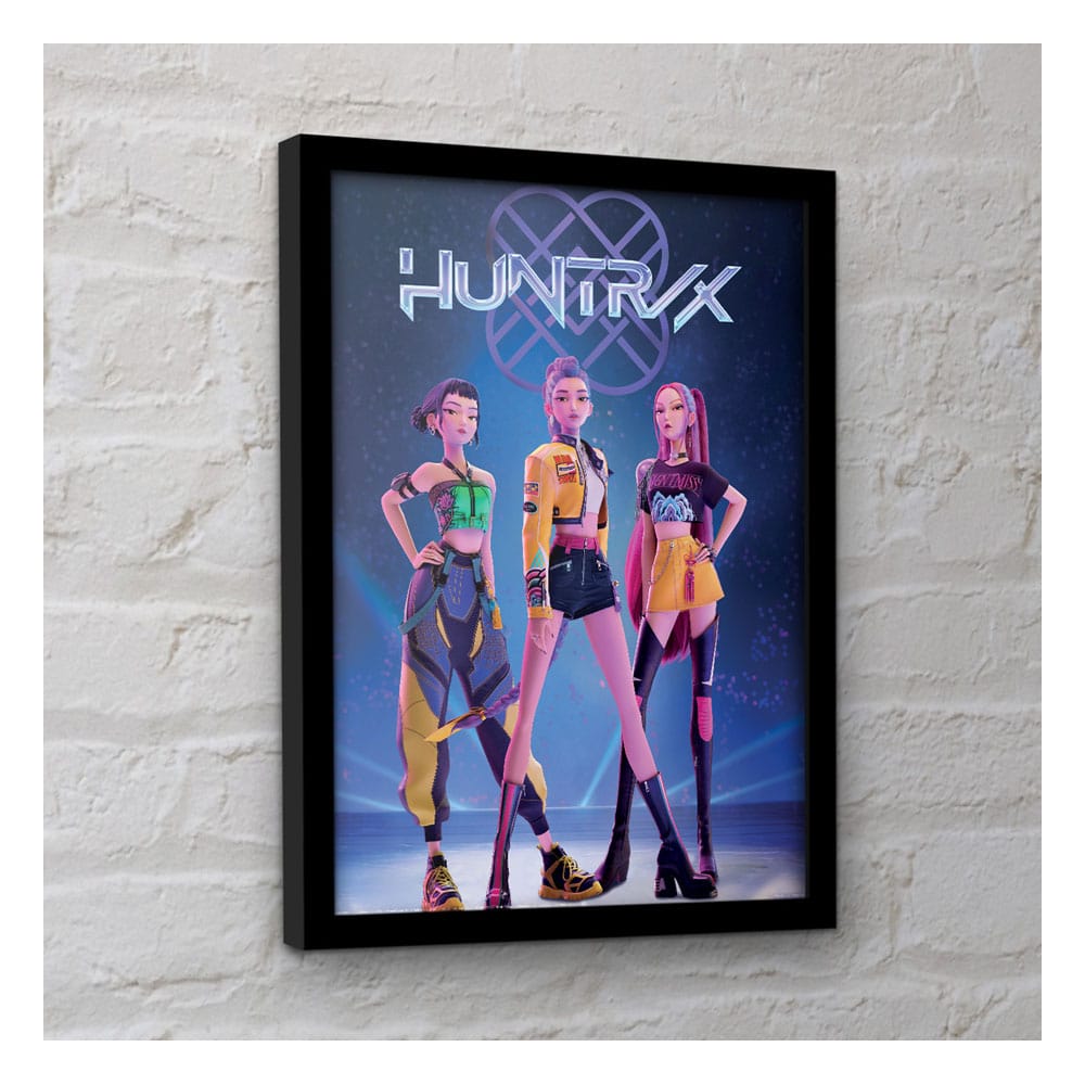 KPop Demon Hunters Collector Print Framed Poster Huntrix