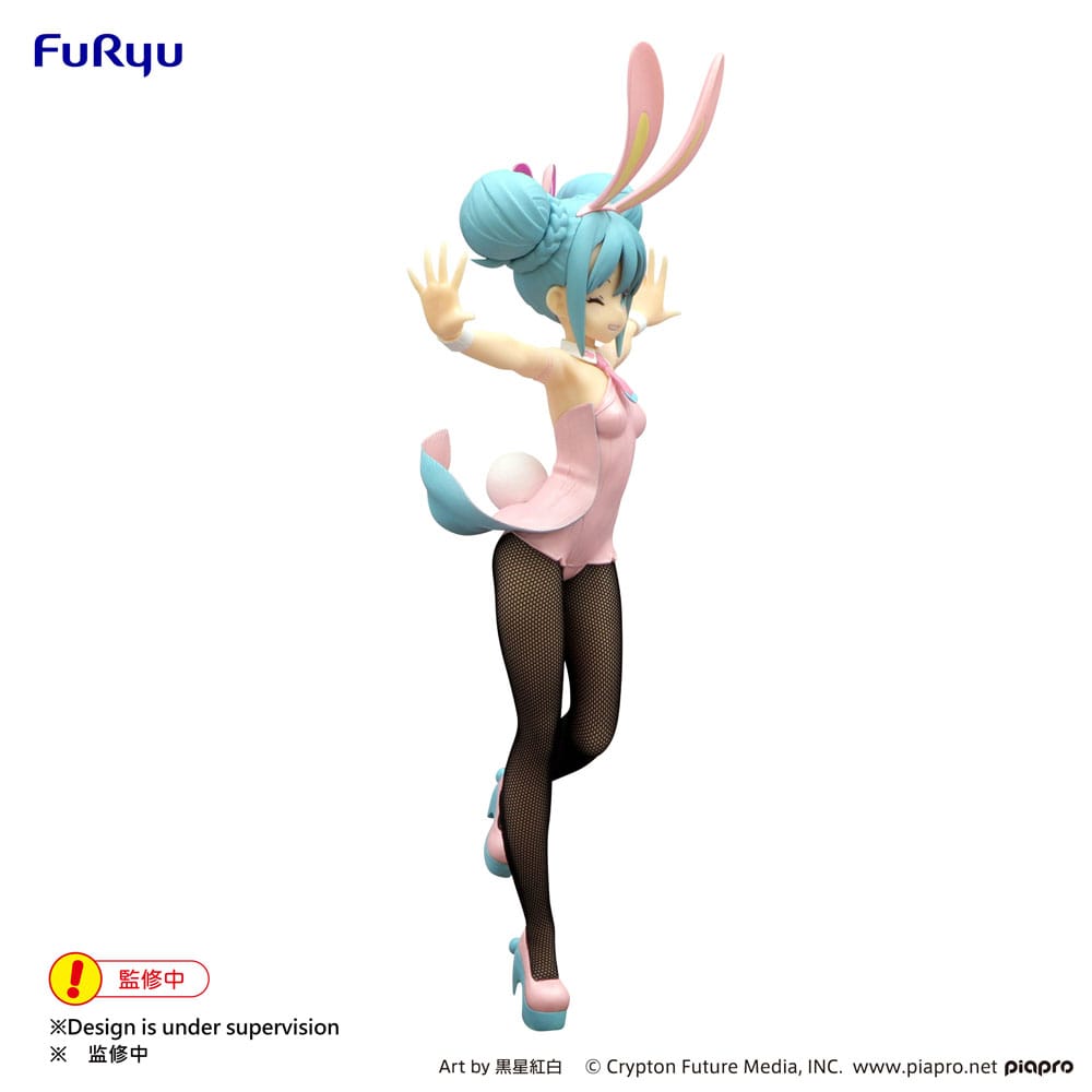 Hatsune Miku BiCute Bunnies PVC-Statue Wink Pearl Pink Color Ver. 30 cm