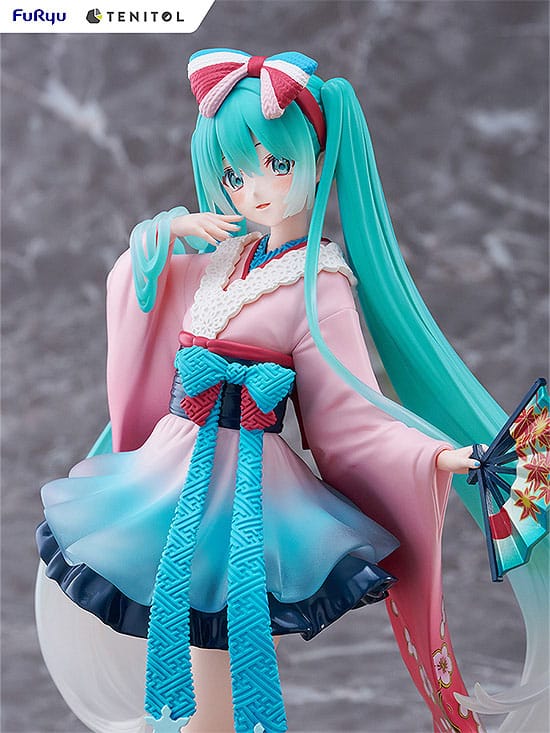 Hatsune Miku Statue Neo Tokyo Serie Kimono 22 cm