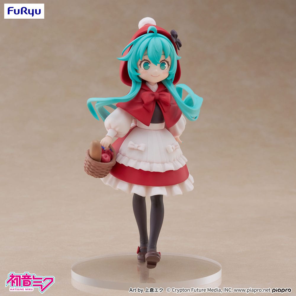 Hatsune Miku Desktop Fairy PVC Statue Hatsune Miku Little Red Riding Hood Ver. 16 cm