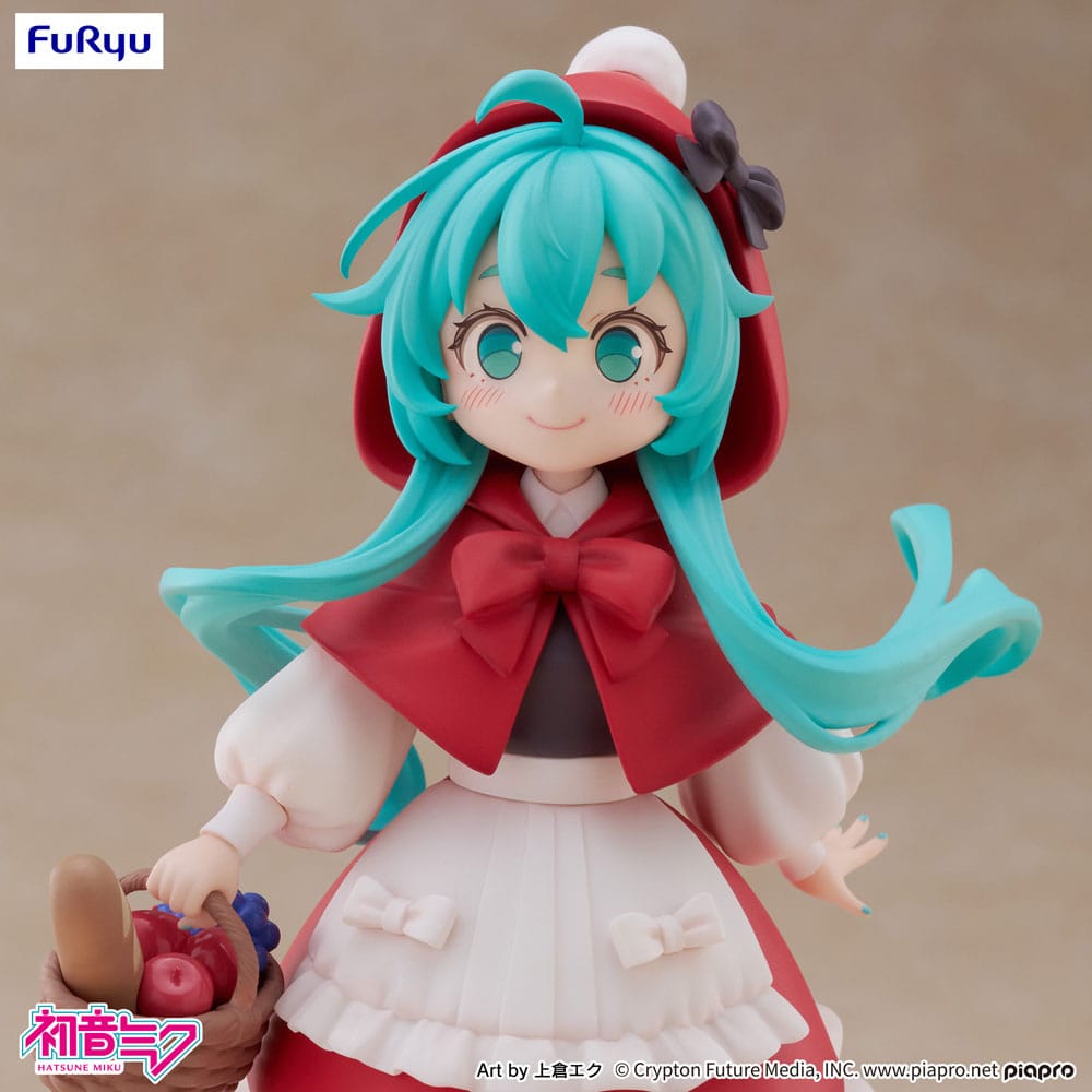 Hatsune Miku Desktop Fairy PVC Statue Hatsune Miku Little Red Riding Hood Ver. 16 cm