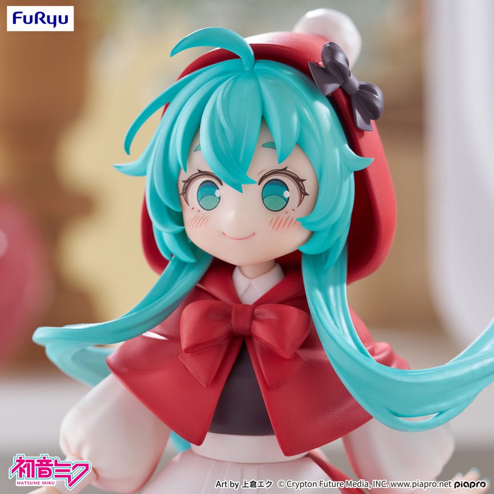 Hatsune Miku Desktop Fairy PVC Statue Hatsune Miku Little Red Riding Hood Ver. 16 cm