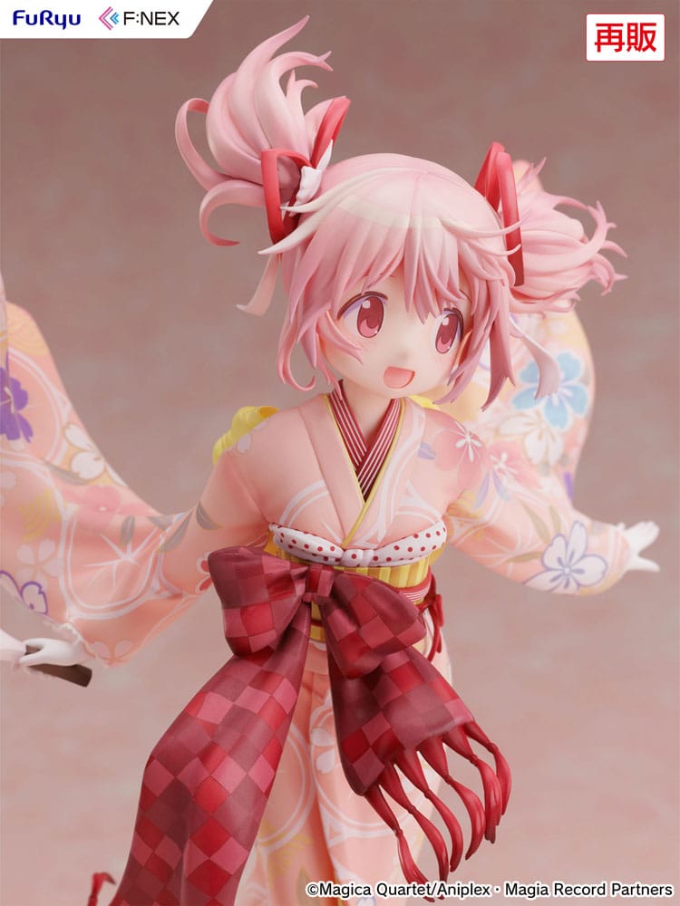 Puella Magi Madoka Magica Side Story Magia Record PVC Statue 1/7 Madoka Kaname Kimono Ver. 22 cm