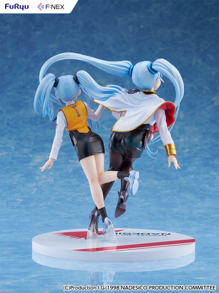 Nadesico the Movie The Prince of Darkness PVC Figure 1/7 Ruri Hoshino double ruriruri Ver. 22 cm