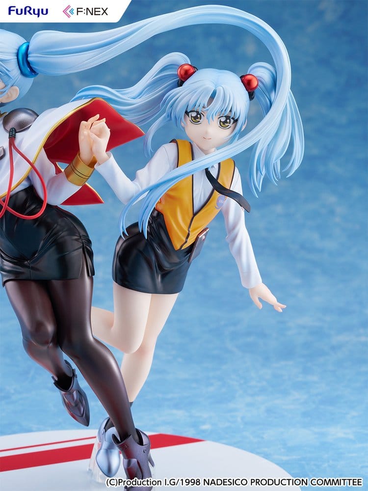 Nadesico the Movie The Prince of Darkness PVC Figure 1/7 Ruri Hoshino double ruriruri Ver. 22 cm