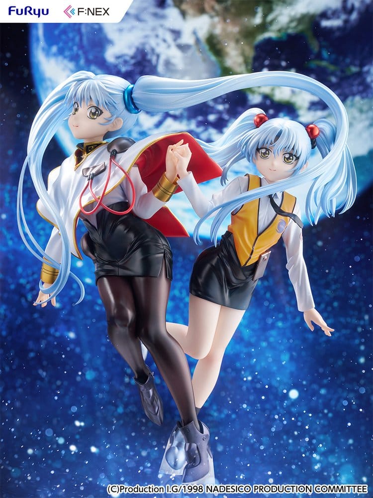 Nadesico the Movie The Prince of Darkness PVC Figure 1/7 Ruri Hoshino double ruriruri Ver. 22 cm