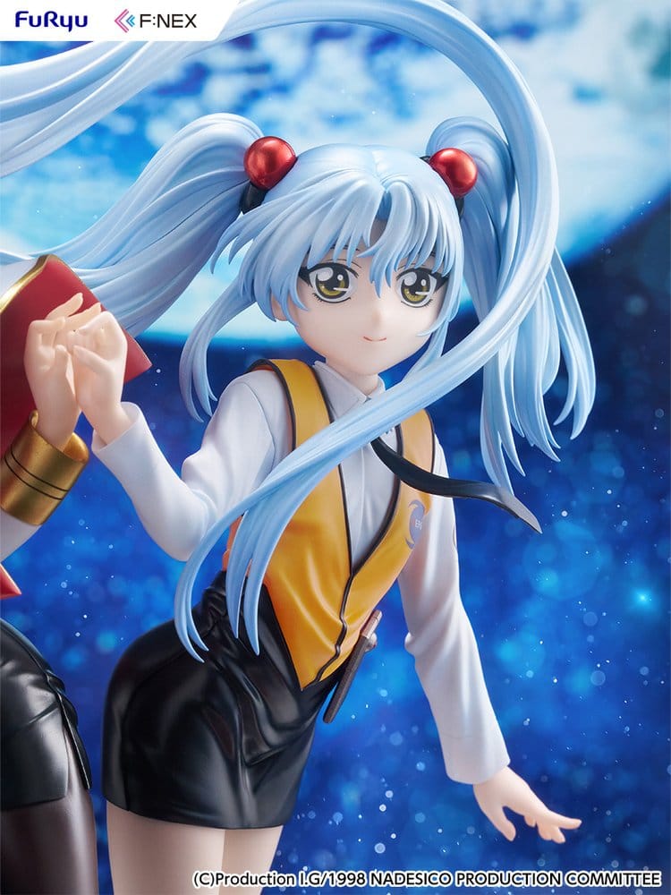 Nadesico the Movie The Prince of Darkness PVC Figure 1/7 Ruri Hoshino double ruriruri Ver. 22 cm