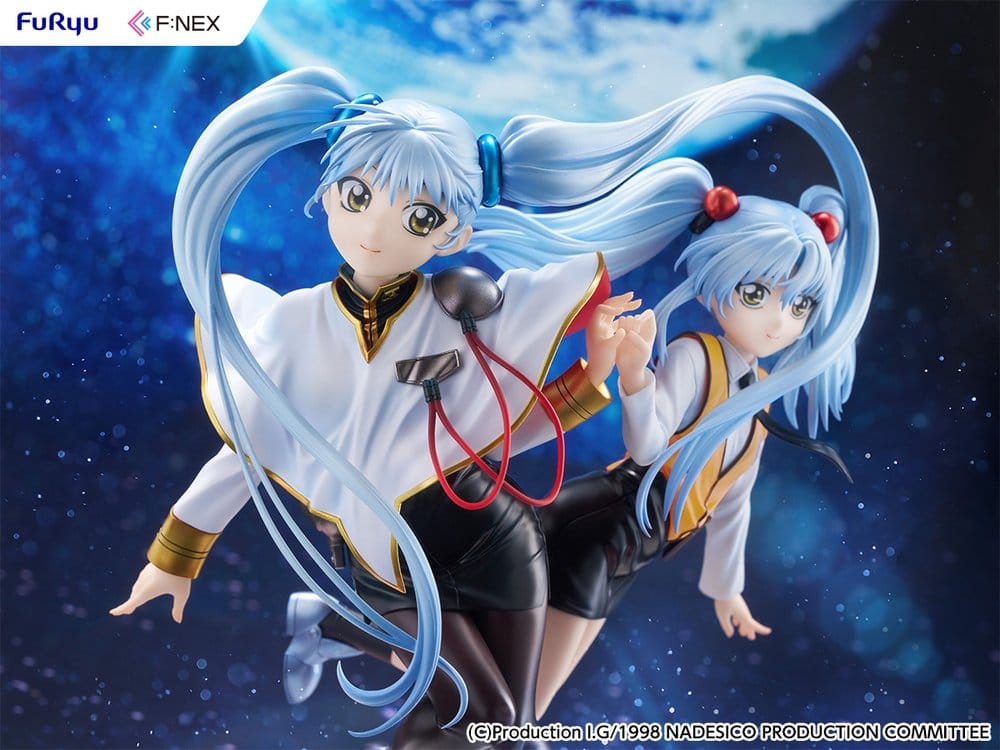 Nadesico the Movie The Prince of Darkness PVC Figure 1/7 Ruri Hoshino double ruriruri Ver. 22 cm