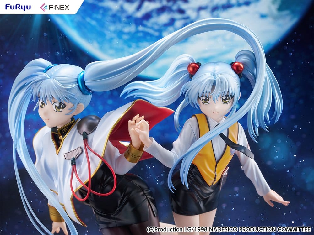 Nadesico the Movie The Prince of Darkness PVC Figure 1/7 Ruri Hoshino double ruriruri Ver. 22 cm