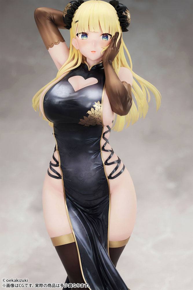 Original Character Statue 1/7 China Girl Black Ver. Illustrated by Oekakizuki 20 cm