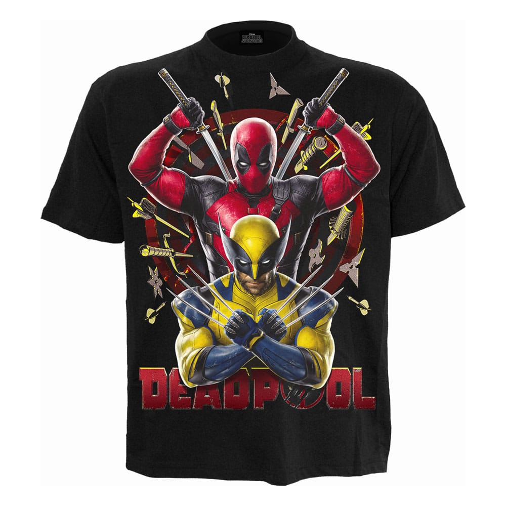 Deadpool T-Shirt Wolverine Bullseye Size S