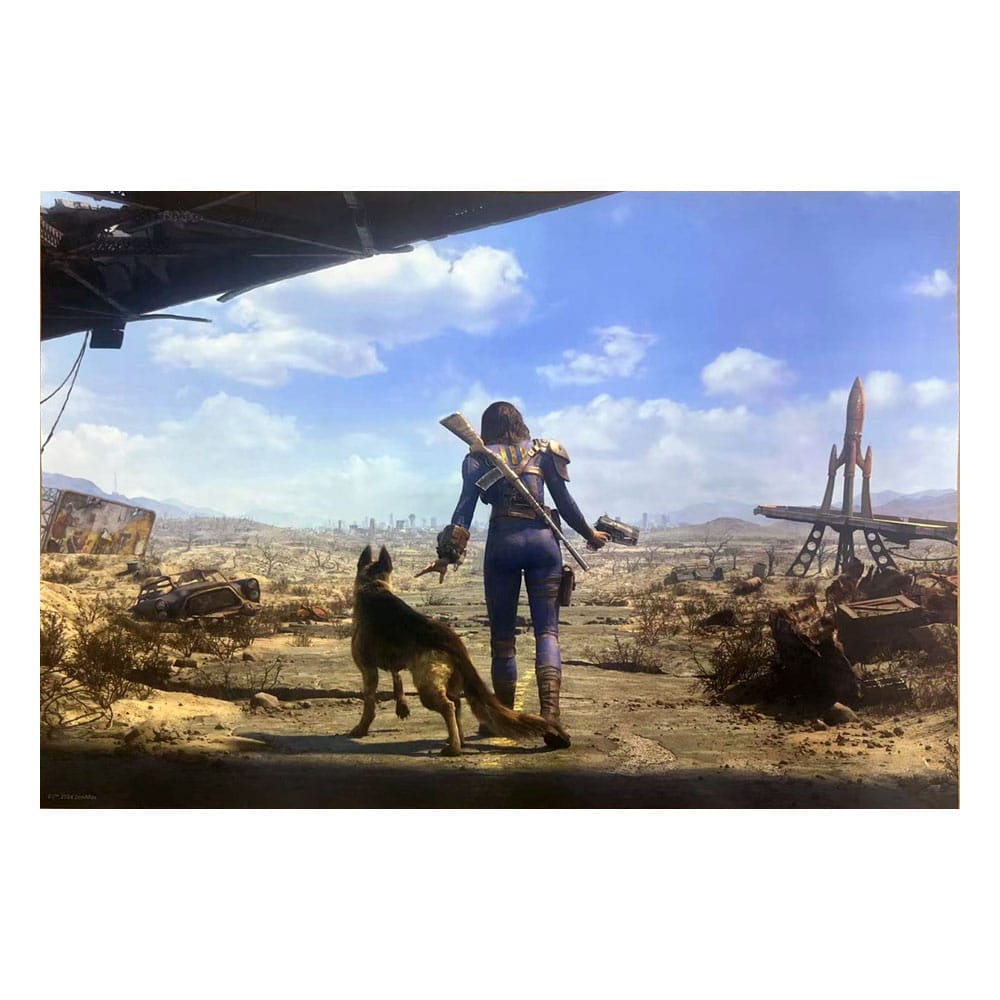 Fallout 4 Art Print Neighborhood Patrol 30 x 40 cm - unframed