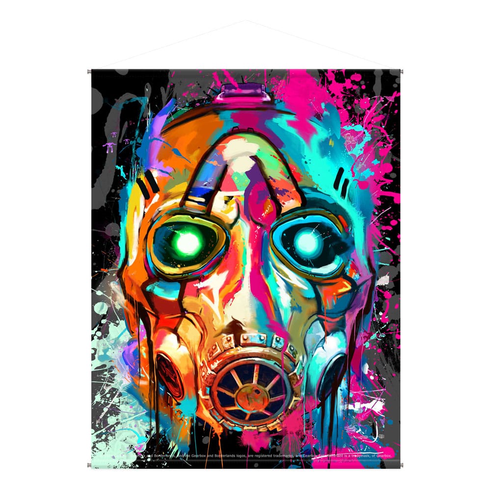 Borderlands Poster Leinwand Maske Pop Art