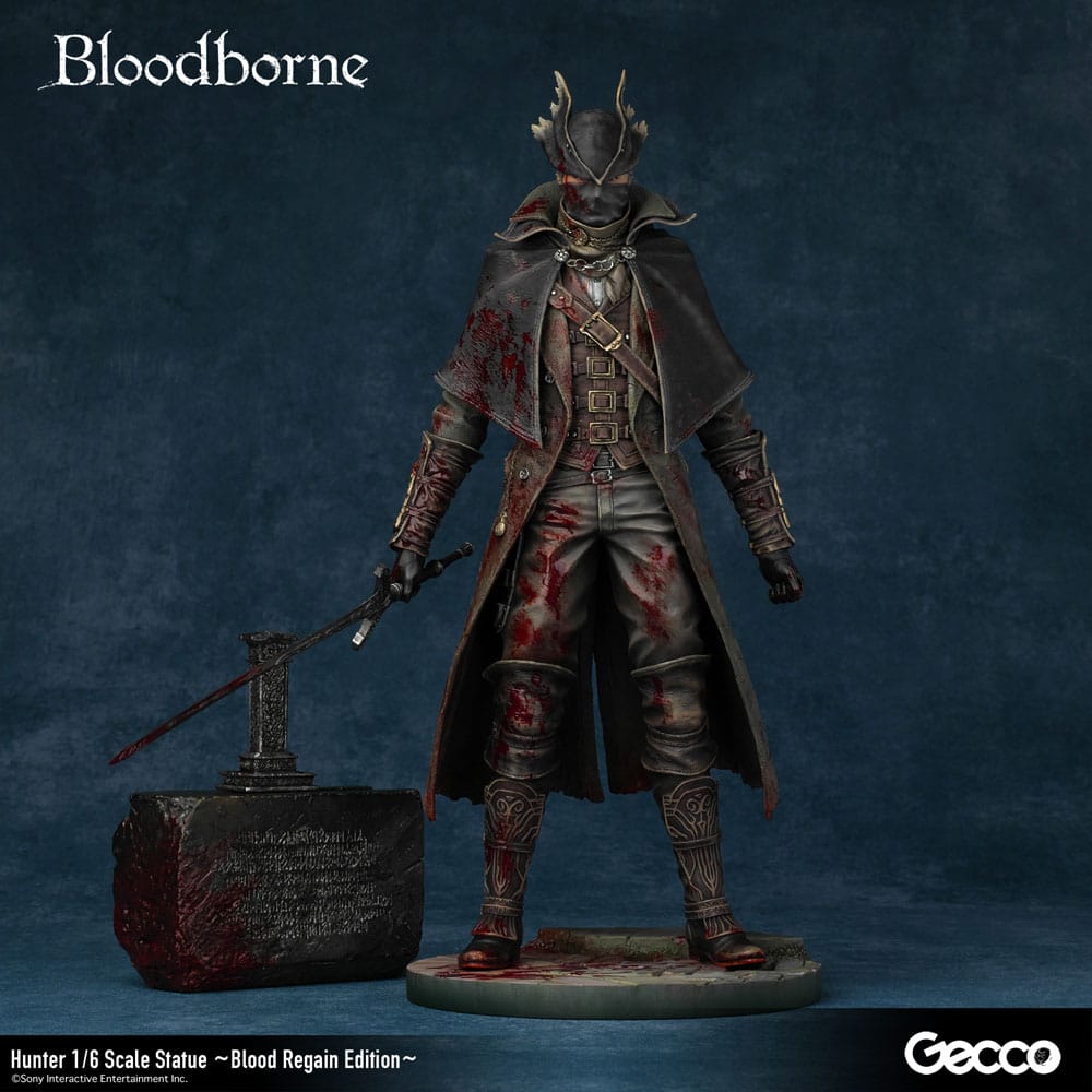 Bloodborne The Old Hunters PVC Statue 1/6 Hunter Blood Regain Edition 32 cm