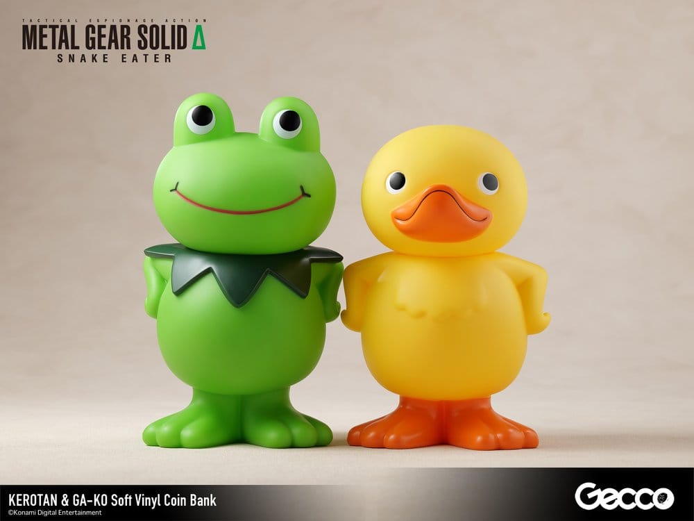 Metal Gear Solid ?: Snake Eater Soft Vinyl Bank Kerotan 21 cm