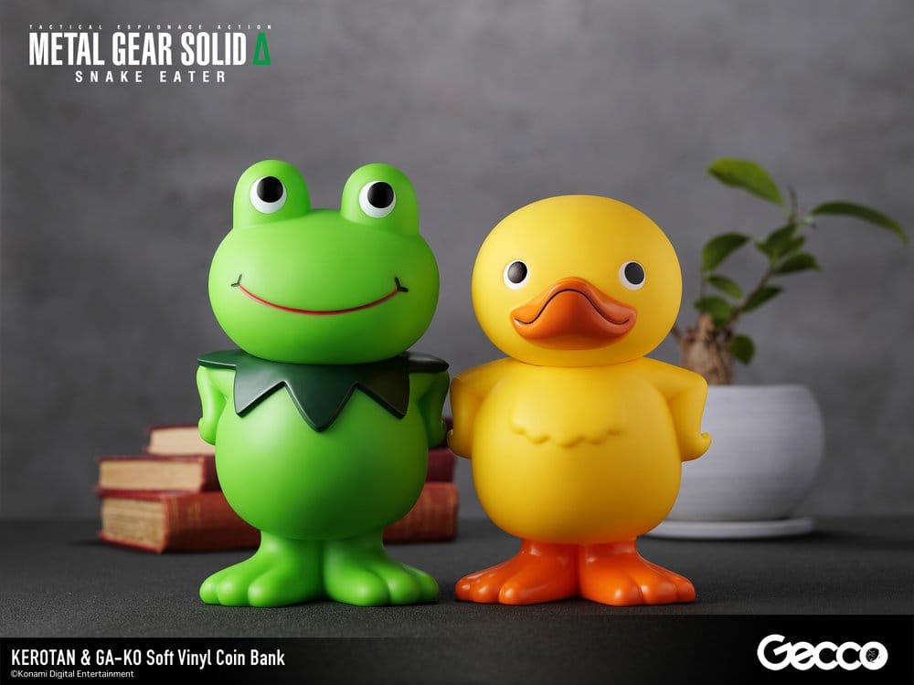 Metal Gear Solid ?: Snake Eater Soft Vinyl Bank Kerotan 21 cm