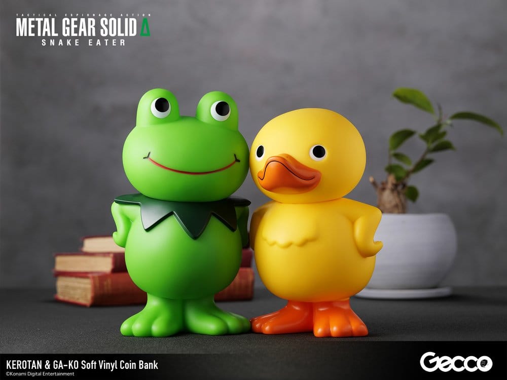 Metal Gear Solid ?: Snake Eater Soft Vinyl Bank Kerotan 21 cm