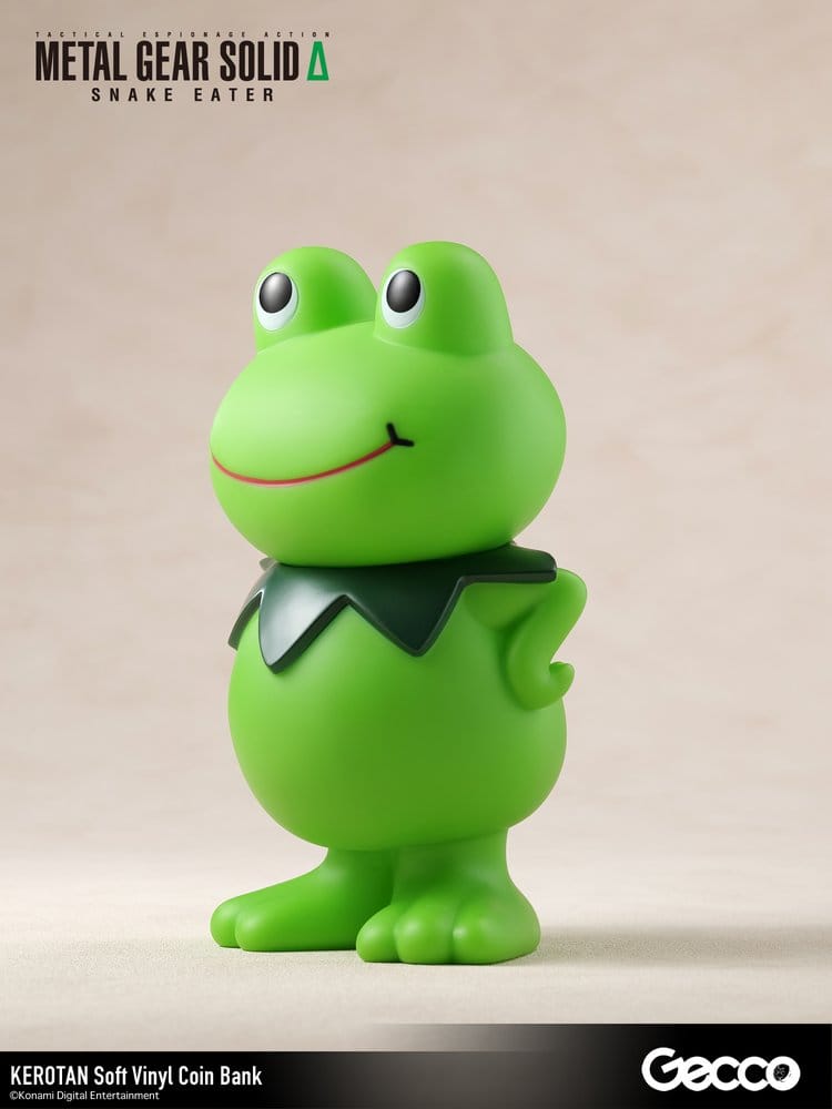 Metal Gear Solid ?: Snake Eater Soft Vinyl Bank Kerotan 21 cm