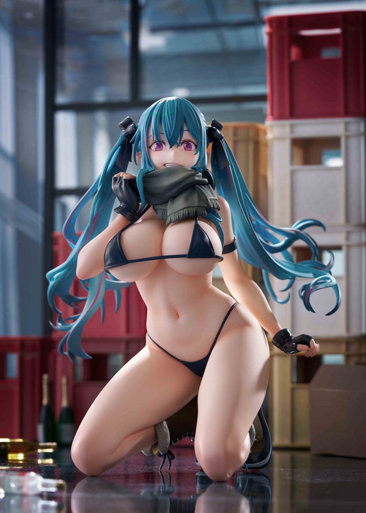 Original Illustration PVC Statue 1/7 Warehouse Aoko Illustration by FreeStyle AmiAmi Limited Edition 16 cm