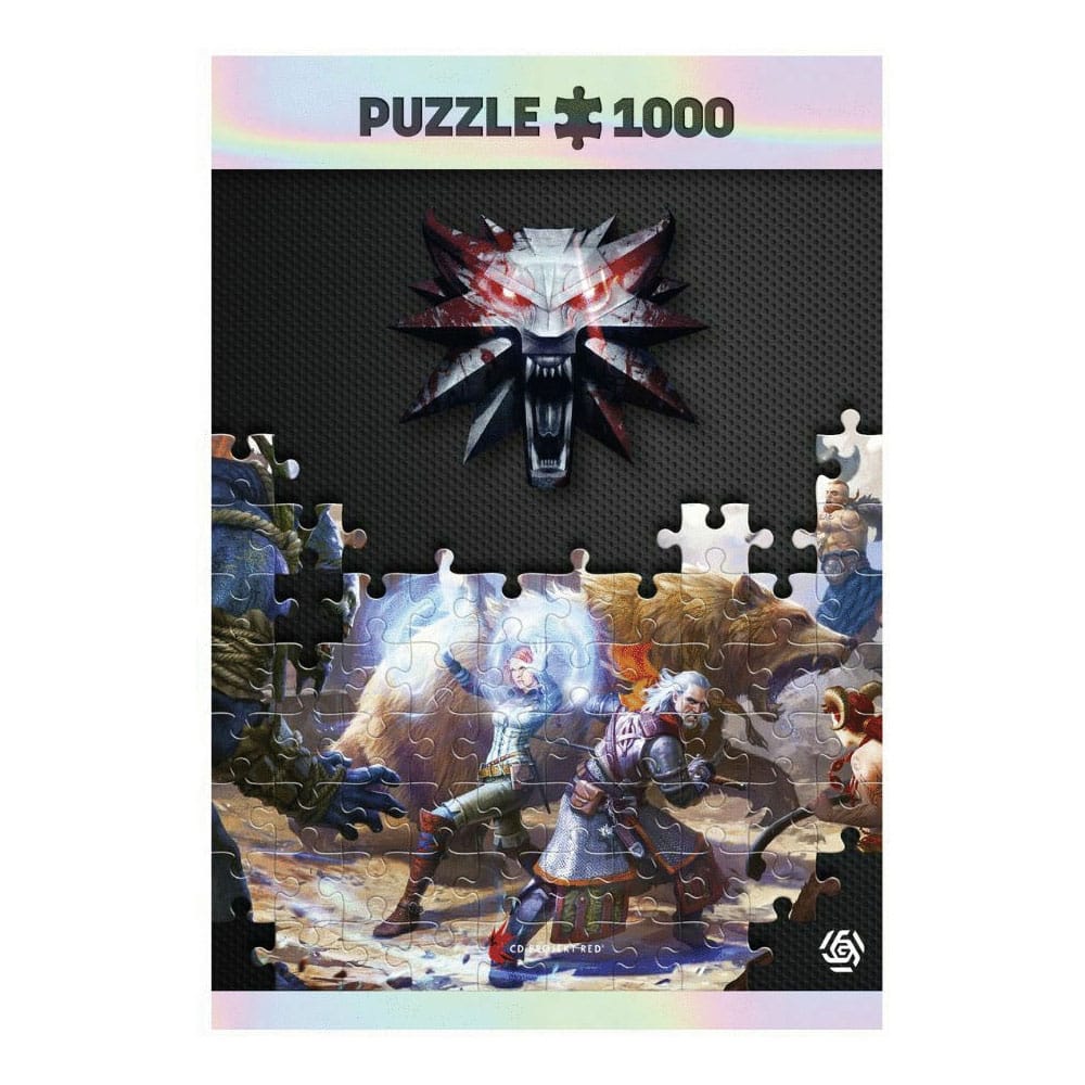 The Witcher III: Wild Hunt Gaming Puzzle Geralt & Triss in Battle (1000 pieces)