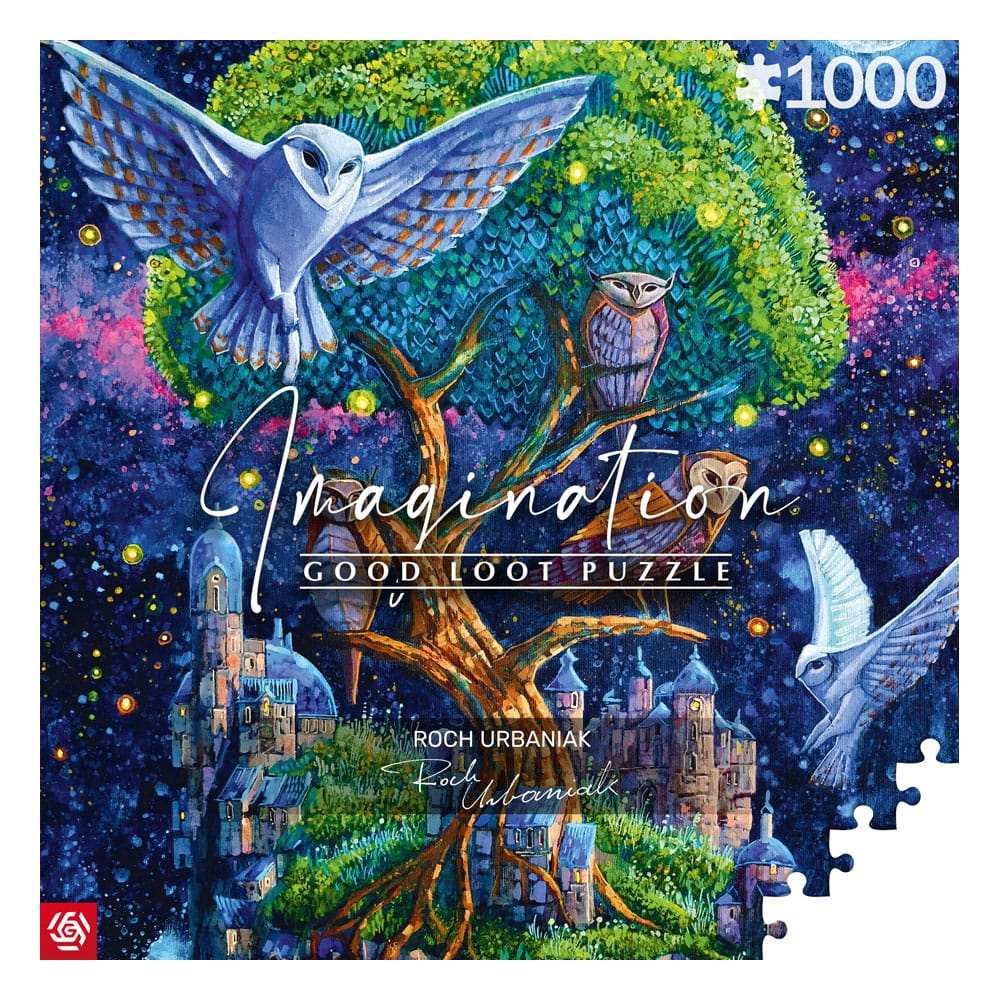 Roch Urbaniak Imagination Puzzle Owl Island / Wyspa Sów (1000 pieces)