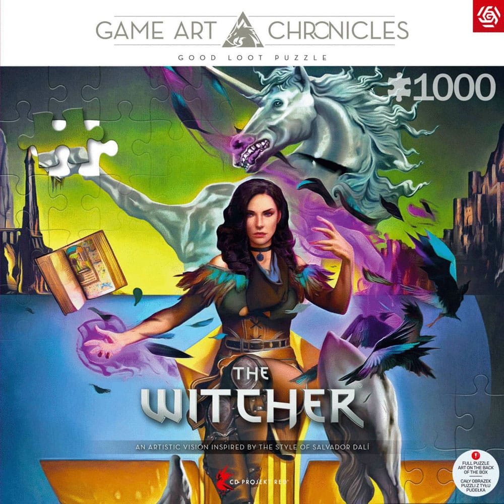 The Witcher III: Wild Hunt Game Art Chronicles Puzzle Yennefer inspired by Salvador Dali (1000 pieces)