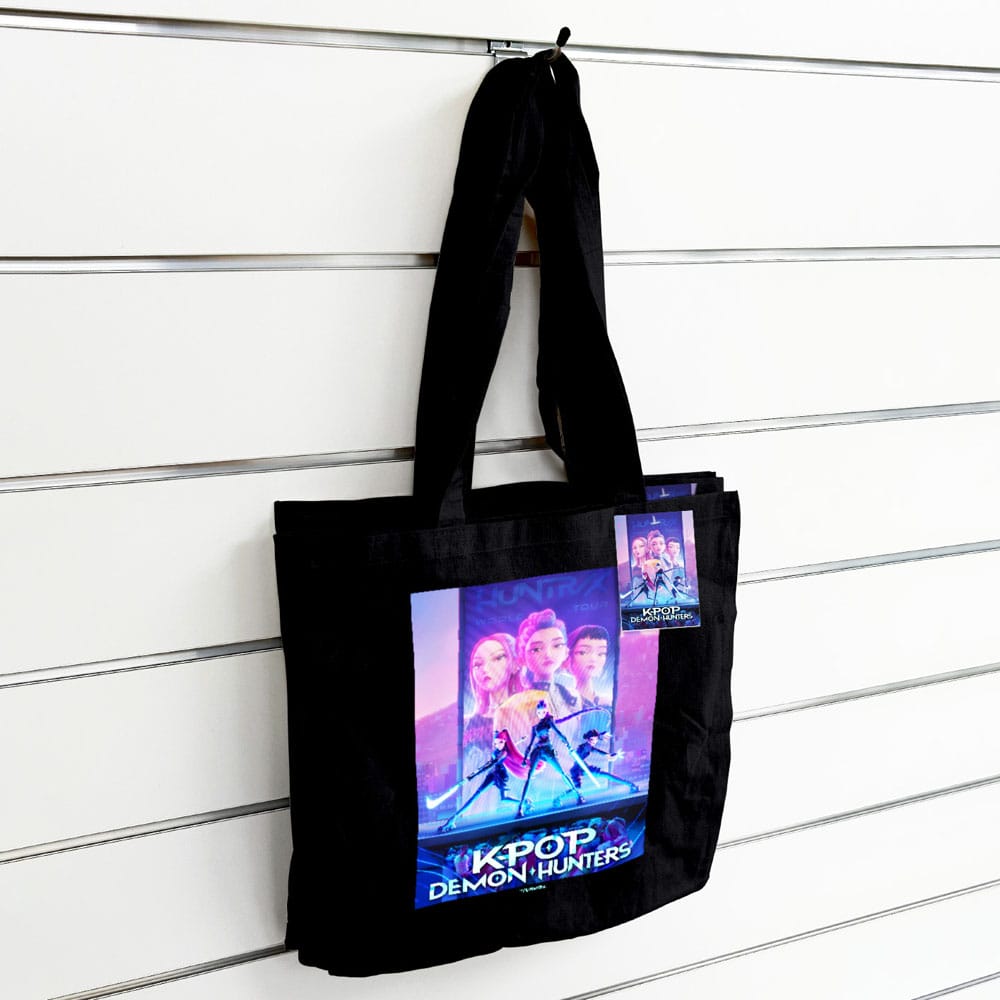 KPop Demon Hunters Tote Bag Movie Key Art