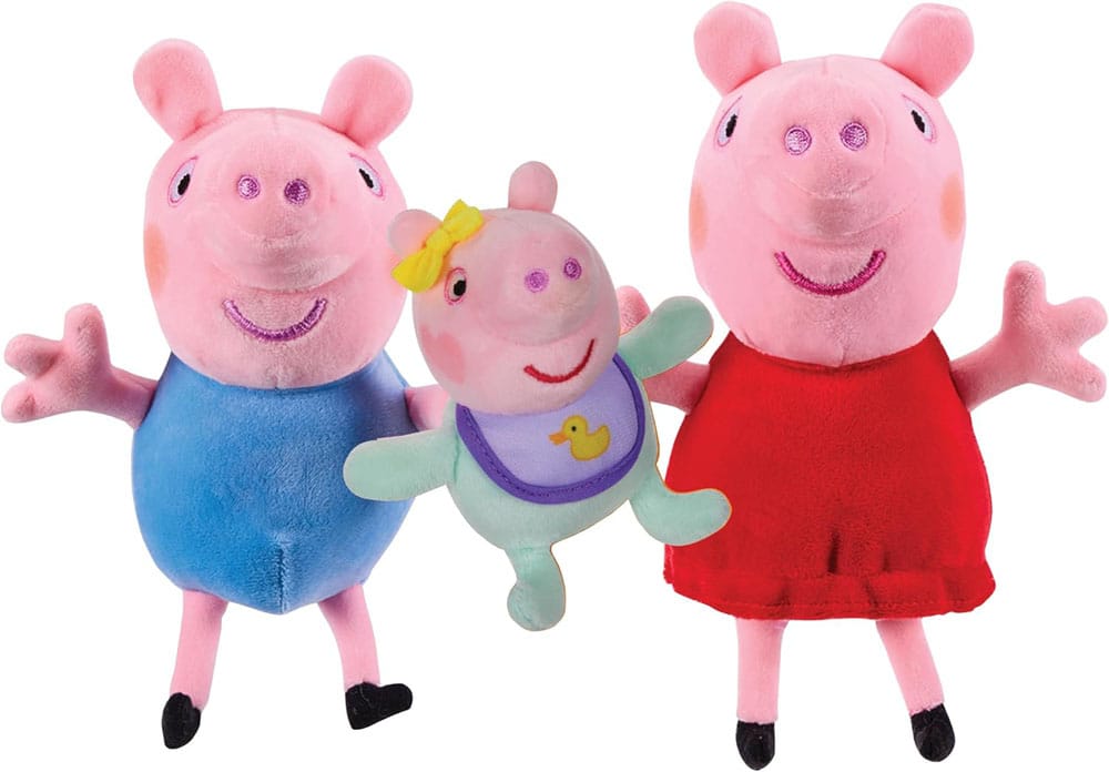 Peppa Pig Plush figures 3er Pack