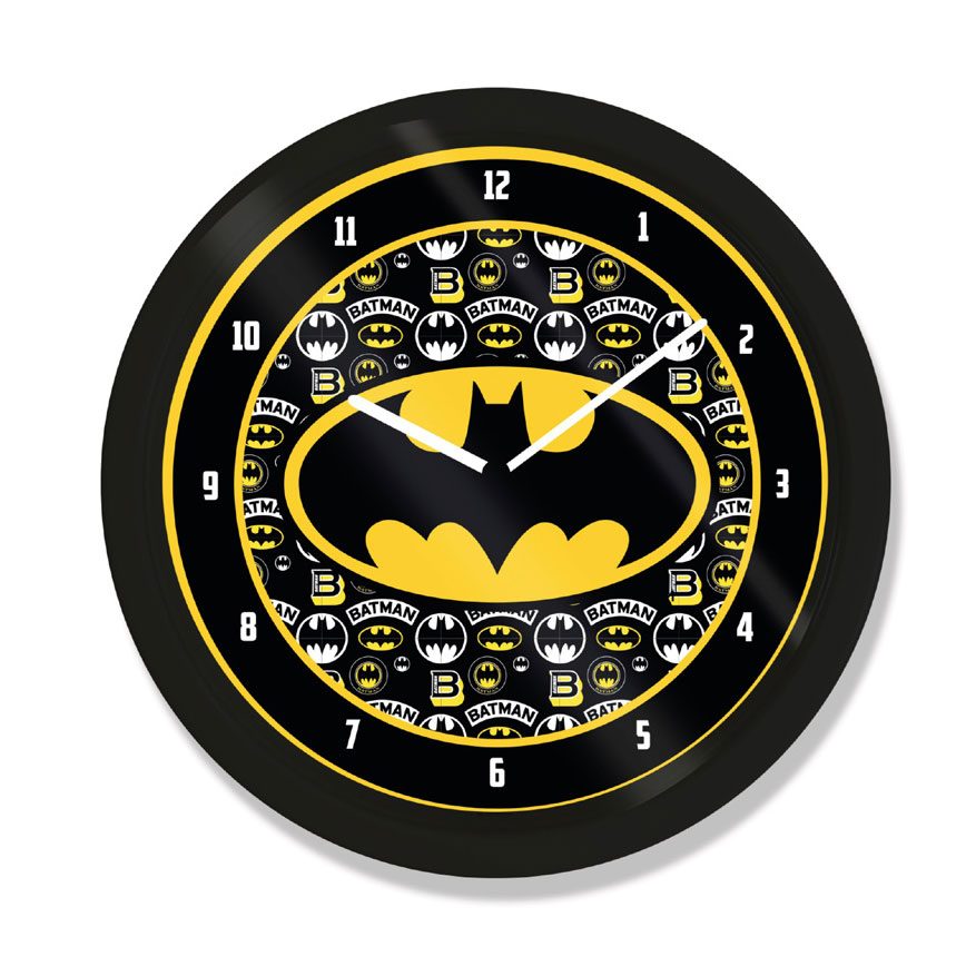 Batman-Wanduhr-Logo
