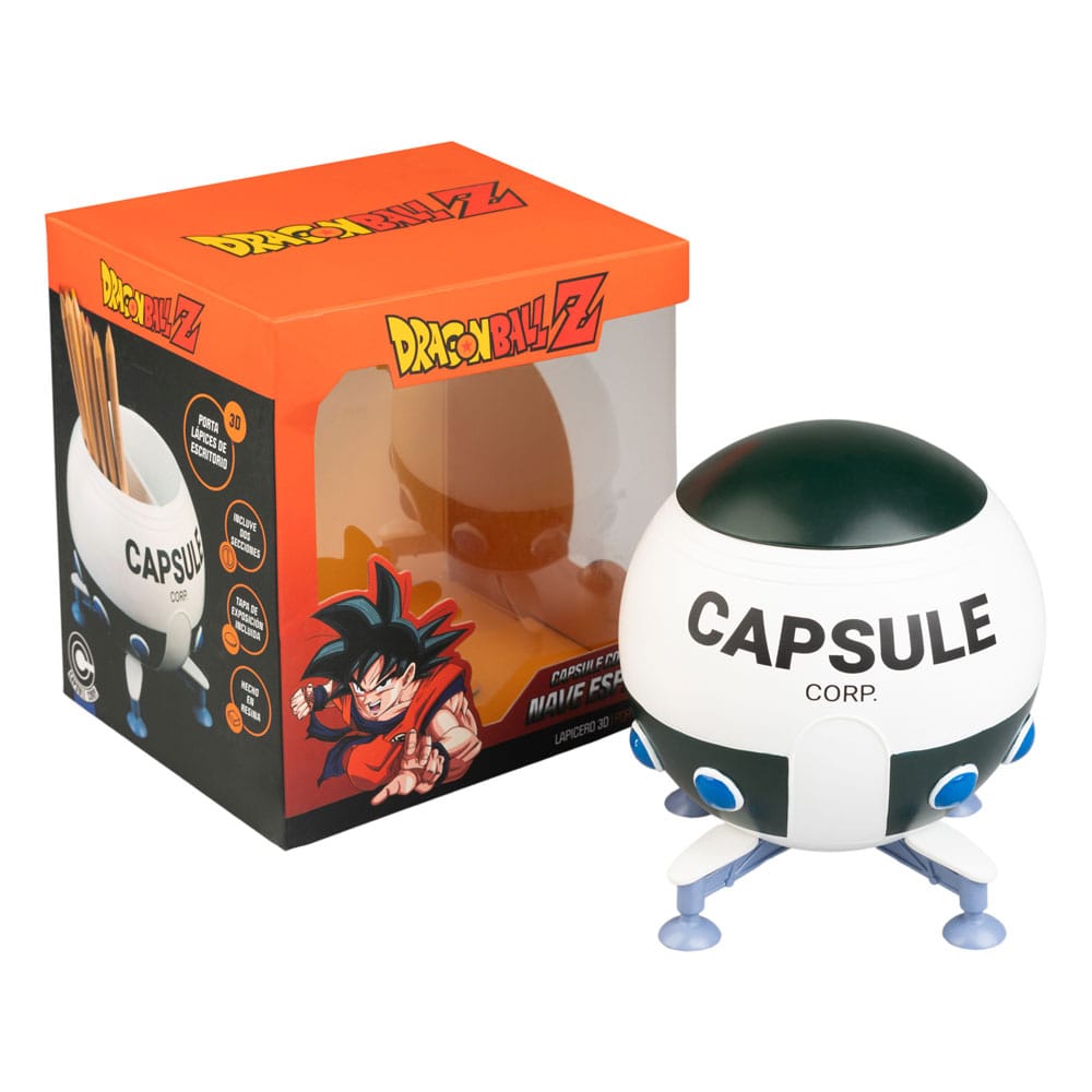 Dragon Ball Z Pencil Holder Spaceship Capsule Corp