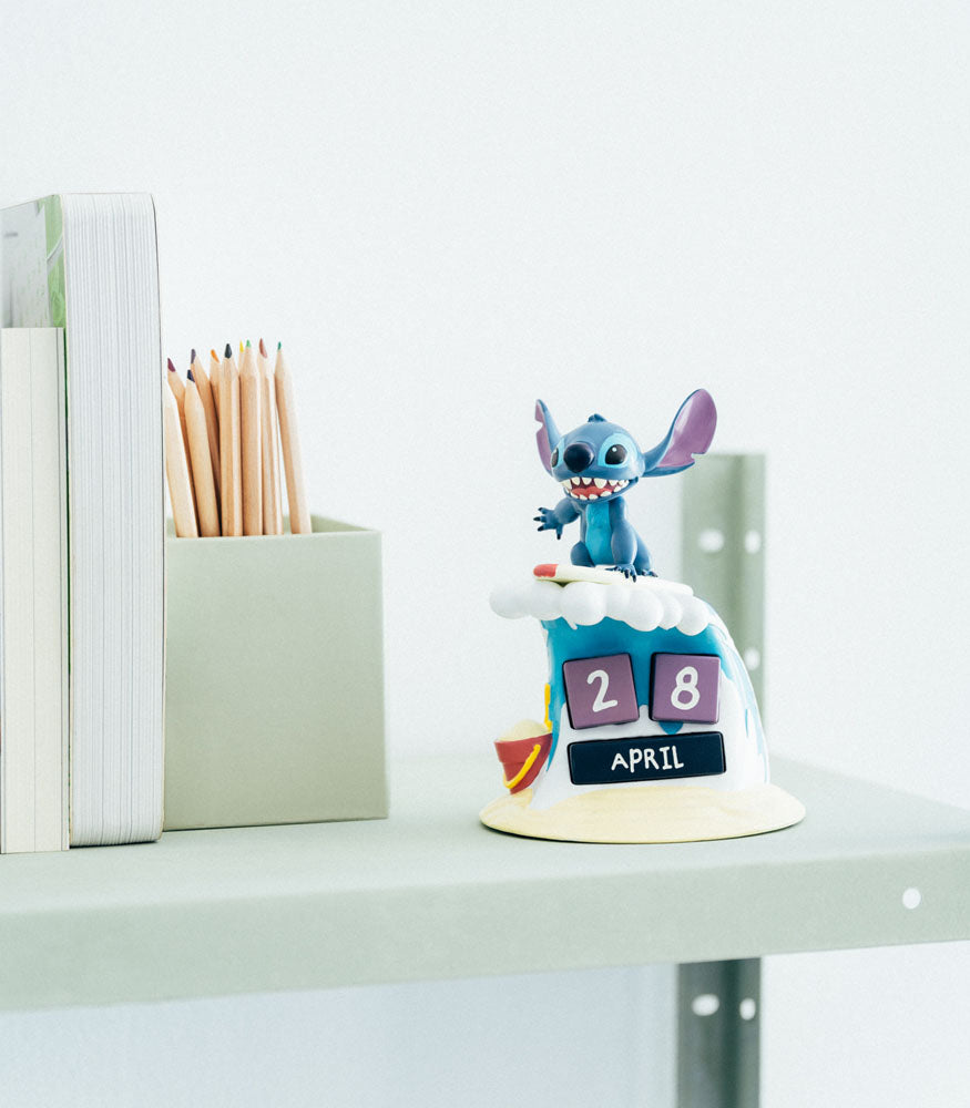 Stitch 3D Perpetual Calendar Surfer