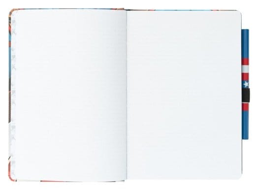Marvel Captain America Premium Notebook with Pen Uniform A5