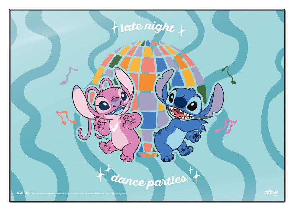 Lilo & Stitch Desktop Mat Waves 35 x 50 cm