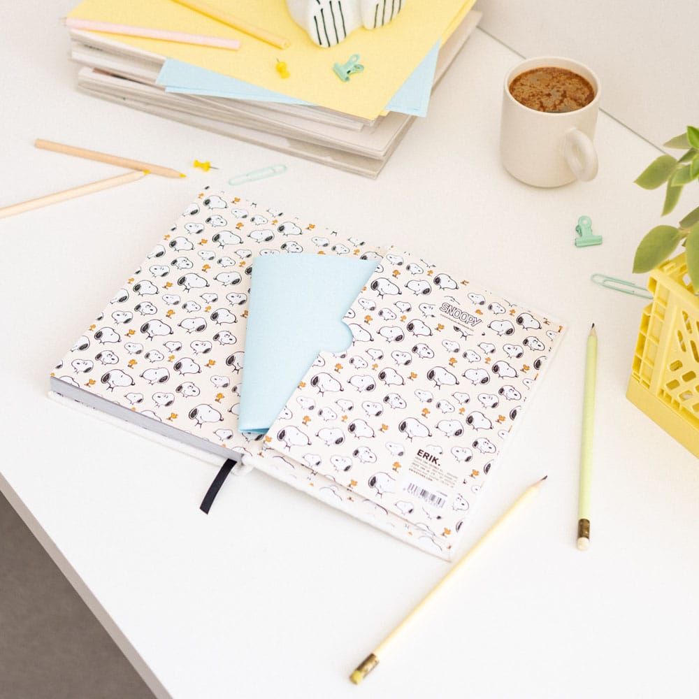 Peanuts Premium Plush Notebook A5 Snoopy