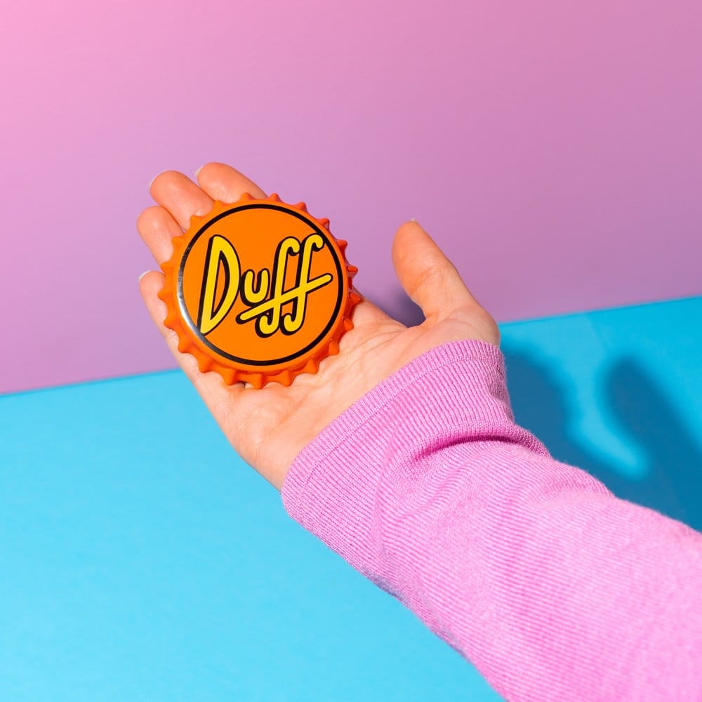 The Simpsons Magnet with Bottle Opener Duff Beer 7 cm