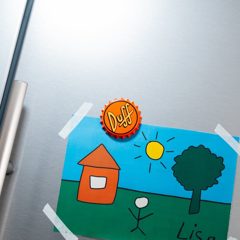 The Simpsons Magnet with Bottle Opener Duff Beer 7 cm