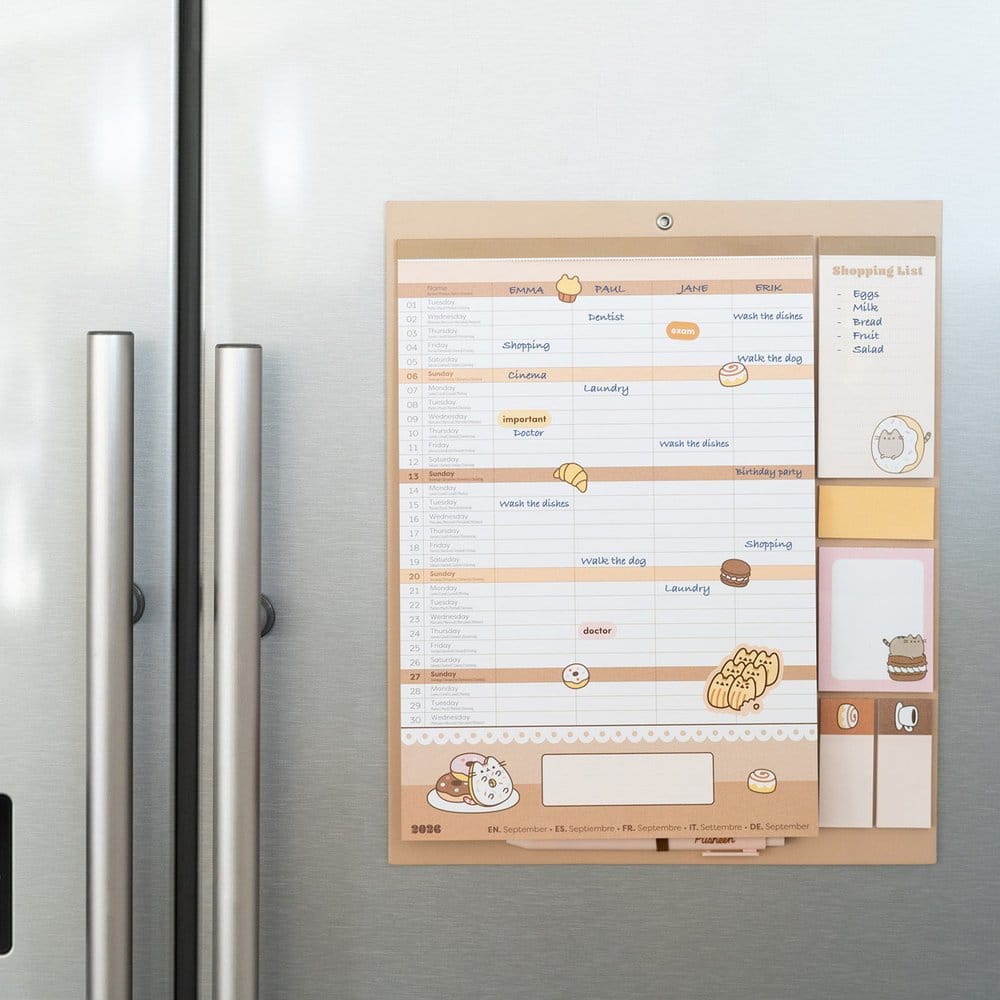 Pusheen Magnetic Planner 2026/27 30 x 35 cm