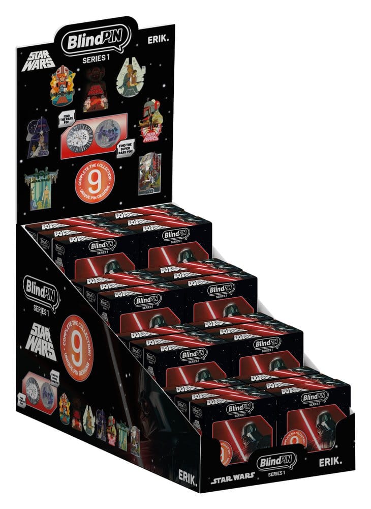 Star Wars Pin Badges Series 1 Display (24)
