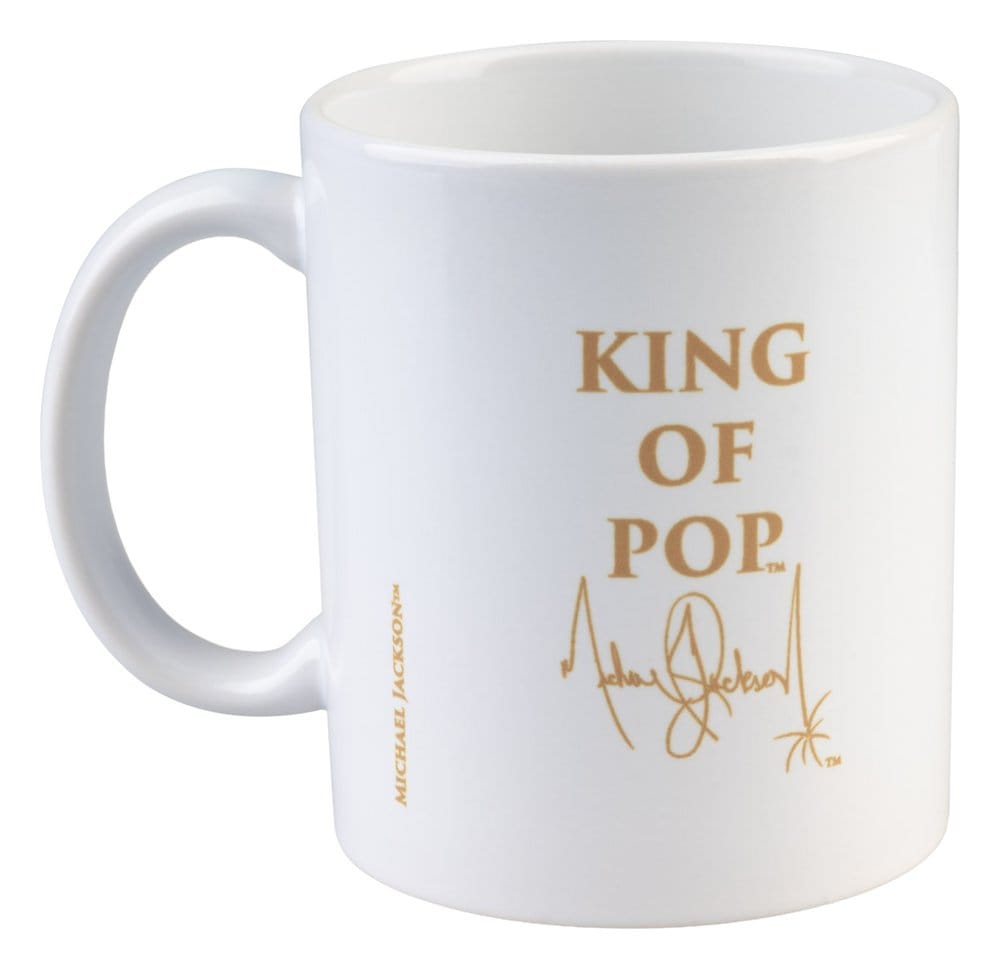 Michael Jackson Mug King of Pop White 350 ml