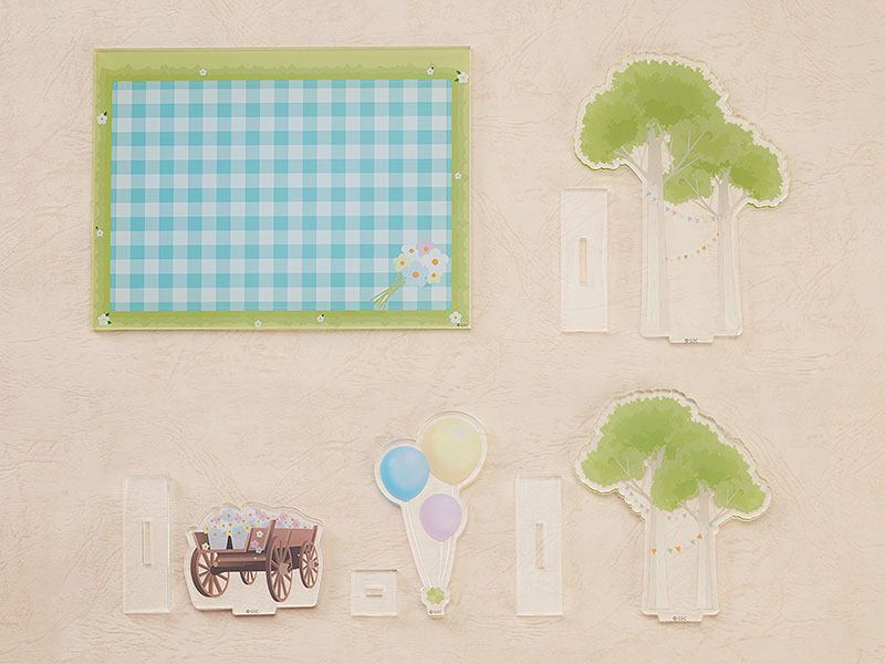 Nendoroid More Face Parts Case für Nendoroid-Figuren, Acryl-Ständerdekorationen: Picknick