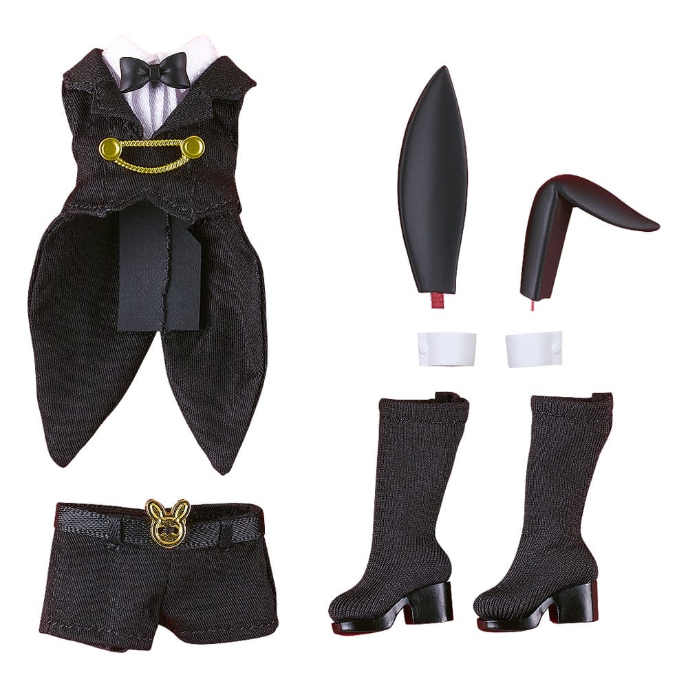 Nendoroid Accessories for Nendoroid Doll Figures Outfit Set: Bunny Suit (Black)