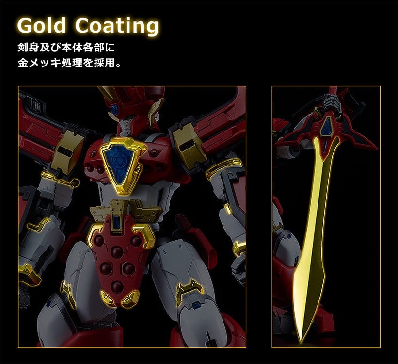 Mado King Granzort Moderoid King's Style Plastic Model Kit Granzort Gold Edition 19 cm