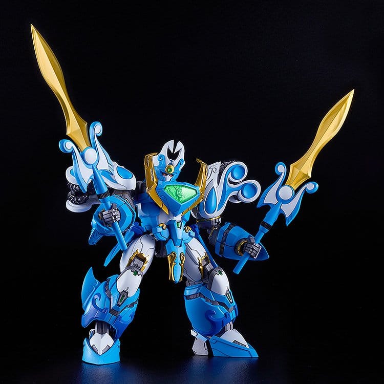 Mado King Granzort Moderoid Plastic Model Kit King's Style Aquabeat Gold Edition 18 cm