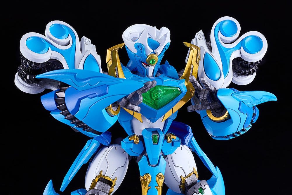 Mado King Granzort Moderoid Plastic Model Kit King's Style Aquabeat Gold Edition 18 cm