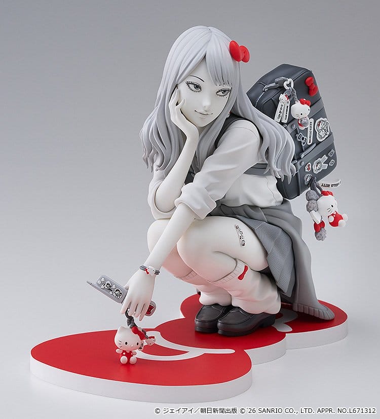 Junji Ito PVC Figure Gyaru Tomie x Hello Kitty 14 cm
