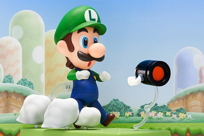 Super Mario Nendoroid Action Figure Luigi 10cm