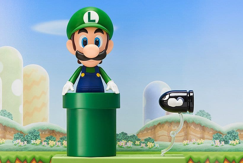Super Mario Nendoroid Action Figure Luigi 10cm
