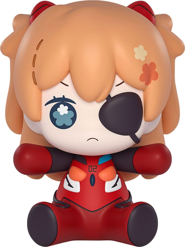 Neon Genesis Evangelion: Rebuild of Evangelion Huggy Good Smile Chibi Figure Asuka Shikinami Langley: Eye Patch Ver. 7 cm