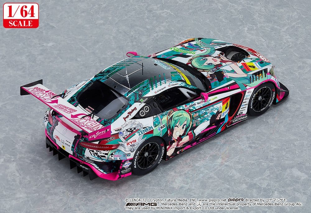 Hatsune Miku GT Project Vehicle 1/64 Hatsune Miku AMG 2020 SUPER GT Ver. 7 cm
