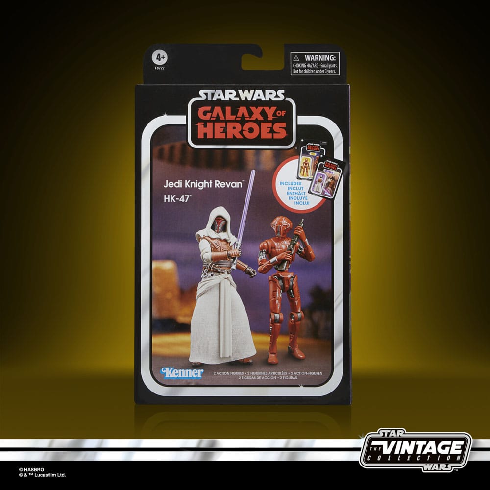 Star Wars: Galaxy of Heroes Vintage Collection Actionfiguren 2er-Pack Jedi-Ritter Revan &amp; HK-47 10 cm
